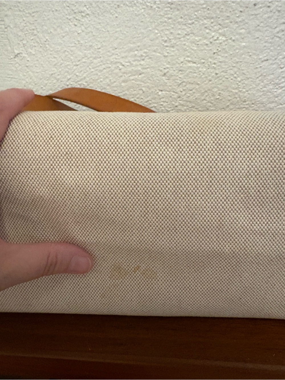 Authentic Hermès Toile Canvas Herbag - Vintage - Picture 10 of 16